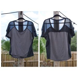 Black & Gray Striped T-shirt